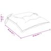 vidaXL Stuhlkissen 2 Stk. Blattmuster 50x50x7 cm Oxford-Gewebe