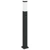 vidaXL Pollerleuchte mit Sensor 80 cm Schwarz IP44