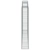vidaXL Gabionen mit Hochbogen 12 Stk 300x30x180/200cm Verzinktes Eisen