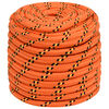 vidaXL Mehrzweck-Allzweckseil 16 mm 250 m Orange PP