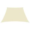 vidaXL Sonnensegel Oxford-Gewebe Trapezf&ouml;rmig 2/4x3 m Cremewei&szlig;