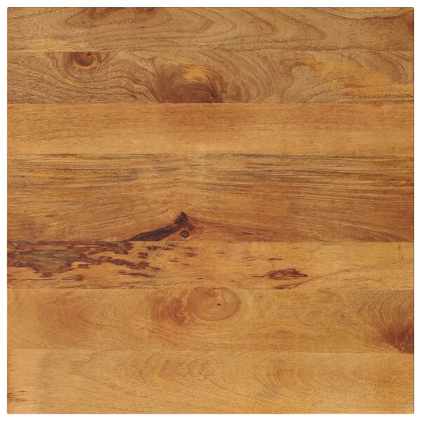 vidaXL Tischplatte 80x80x2,5 cm Quadratisch Massivholz Mango
