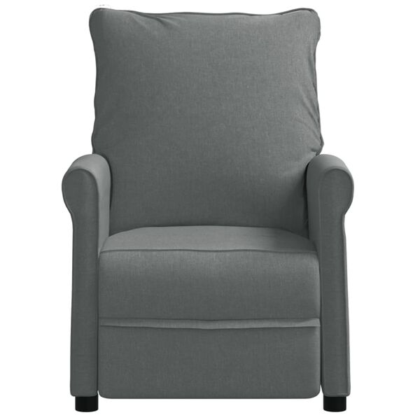 vidaXL Relaxsessel Dunkelgrau Stoff
