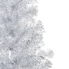 vidaXL Künstlicher Weihnachtsbaum Beleuchtung & Kugeln Silber 150 cm