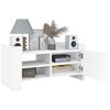 vidaXL TV-Schrank Wei&szlig; 80x35x40 cm Holzwerkstoff