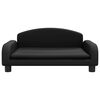 vidaXL Hundebett Schwarz 70x45x30 cm Kunstleder