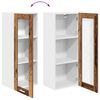vidaXL H&auml;ngeschrank mit T&uuml;r Altholz 40 x 31 x 100 cm Holzwerkstoff