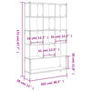 vidaXL B&uuml;cherregal R&auml;uchereiche 102x28x172 cm Holzwerkstoff