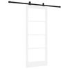 vidaXL Schiebet&uuml;r ORKDAL 83 x 202 cm Massivholz Kiefer und Glas