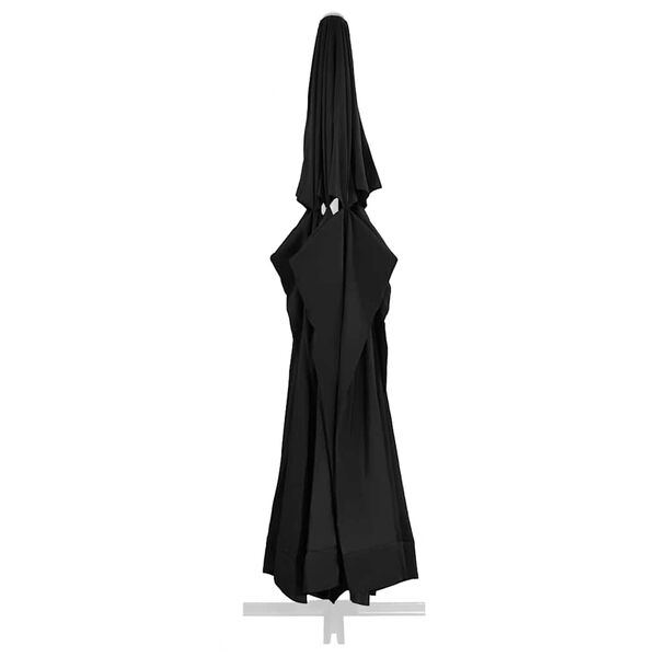 vidaXL Ersatzbezug f&uuml;r Sonnenschirm Schwarz 610 cm