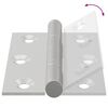 vidaXL Scharnier 720 pcs Silber 50 x 38 x 1,3 mm Stahl
