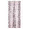 vidaXL Fliegenvorhang Silbergrau und Rosa 90x200 cm Chenille