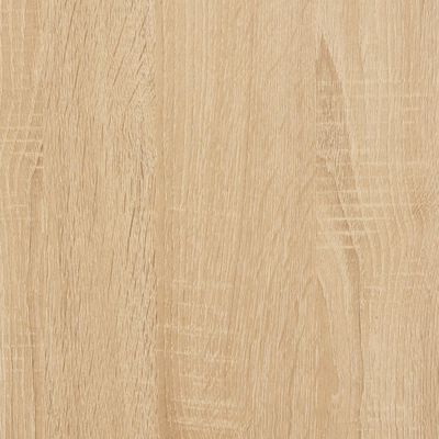 vidaXL Wandregal 2 Fächer Sonoma-Eiche 80x21x51 cm Holzwerkstoff