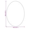 vidaXL Bereichsteppiche Oval HUARTE Schwarz 200 x 140 cm
