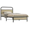vidaXL Bettgestell ohne Matratze 90x190 cm Sonoma-Eiche Holzwerkstoff