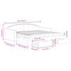 vidaXL Tagesbett Ausziehbar mit Schubladen Dunkelgrau 100x200 cm Stoff
