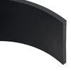 vidaXL Gummileiste f&uuml;r Schneepflug Schwarz 150x15x1 cm