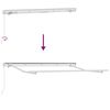 vidaXL Einziehbare Markise Creme 300 x 200 cm Stoff