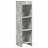 vidaXL B&uuml;cherregal Beton Grau 30 x 30 x 111 cm Holzwerkstoff