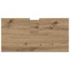 vidaXL Badezimmerm&ouml;bel-Set mit Regal 4 pcs Artisan-Eiche Holzwerkstoff
