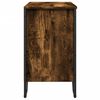 vidaXL Waschbeckenunterschrank R&auml;uchereiche 60x35x60 cm Holzwerkstoff