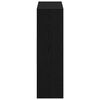 vidaXL B&uuml;cherregal Schwarz Eichen-Optik 97,5x29,5x100 cm Holzwerkstoff