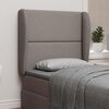 vidaXL Kopfteil Ohr Beige 80 x 23 x 6 cm Stoff