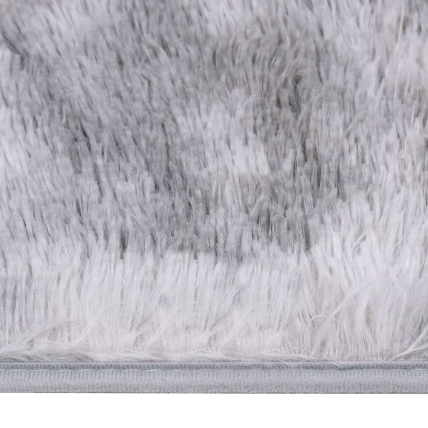 vidaXL Shaggy-Teppich Grau 170x120 cm