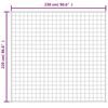 vidaXL Gewichtsdecke Grau 220x230 cm 11 kg Stoff