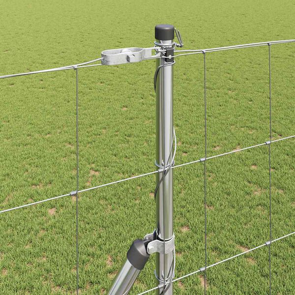 vidaXL Zaunpfosten Galvanisiert 25 x 1,5 m Stahl