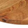 vidaXL Tischplatte &Oslash; 70x2,5 cm Rund Massivholz Mango