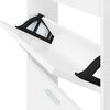 vidaXL Schuhschrank Hochglanz-Wei&szlig; 59x17x150 cm Holzwerkstoff