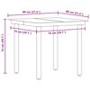vidaXL Garten Essgruppe mit Kissen 5 pcs Schwarz Poly-Rattan