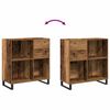 vidaXL Schallplattenschrank Altholz 85 x 38 x 89 cm Holzwerkstoff