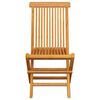 vidaXL Gartenst&uuml;hle mit Schwarzen Kissen 8 Stk. Massivholz Teak