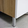 Germania Waschtischunterschrank GW-Mauresa 60x34x56 cm Wei&szlig; und Enkel-Eiche