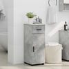 vidaXL Badezimmerschrank mit Schubladen Beton Grau 30 x 35 x 80 cm