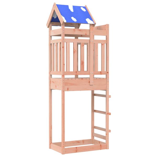 vidaXL Spielturm Braun 85 x 52,5 x 239 cm Massives Douglasienholz