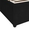 vidaXL Bettrahmen mit Matratze Schwarz 180 x 200 cm Stoff
