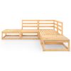 vidaXL 5-tlg. Garten-Lounge-Set Massivholz Kiefer