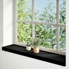 vidaXL Fensterb&auml;nke 2 Stk. Dunkelbraun 100x20x2 cm Massivholz Eiche