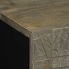 vidaXL Sideboard Hellgrau 60x33,5x75 cm Massivholz Mango
