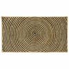 vidaXL Teppich Nat&uuml;rlich und Schwarz 60 x 110 cm Jute