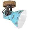 vidaXL Wandleuchte 25 W Blau 11,5x11,5x25 cm E27