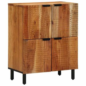 vidaXL Sideboard mit Regal Braun 60 x 33 x 75 cm Massivholz Mango