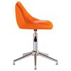 vidaXL B&uuml;rostuhl Drehbar Orange Kunstleder
