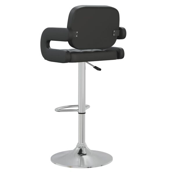 vidaXL Barhocker Schwarz Kunstleder