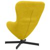 vidaXL Eiersessel Gelb 63 x 73 x 90 cm Samt