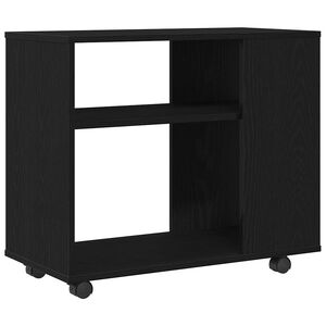 vidaXL Beistelltisch Schwarze Eiche 70 x 35 x 60 cm Holzwerkstoff