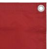 vidaXL Balkon-Sichtschutz Rot 90x500 cm Oxford-Gewebe
